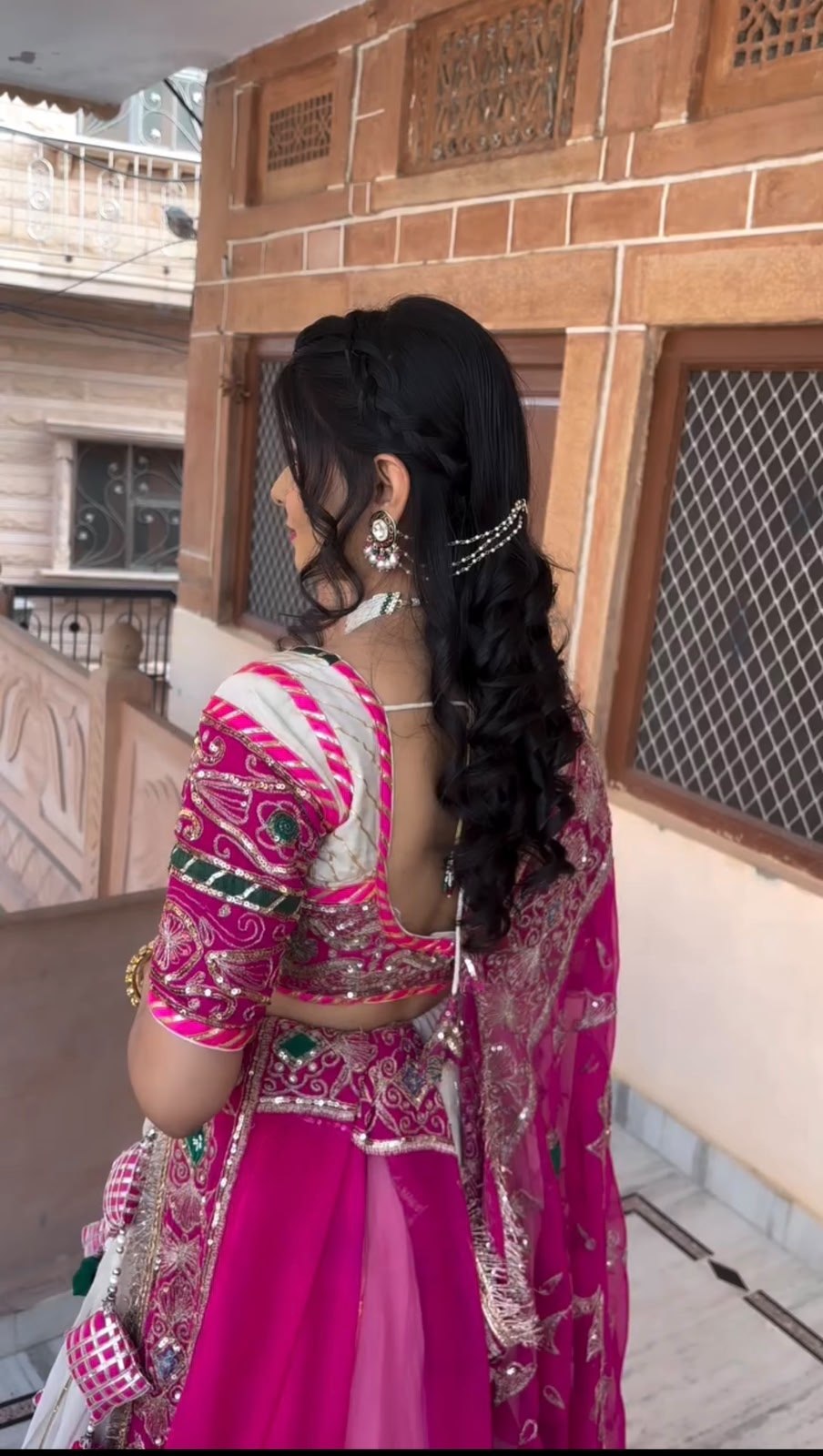 Heavy Embroidered Roman Silk Navratri Lehenga Choli