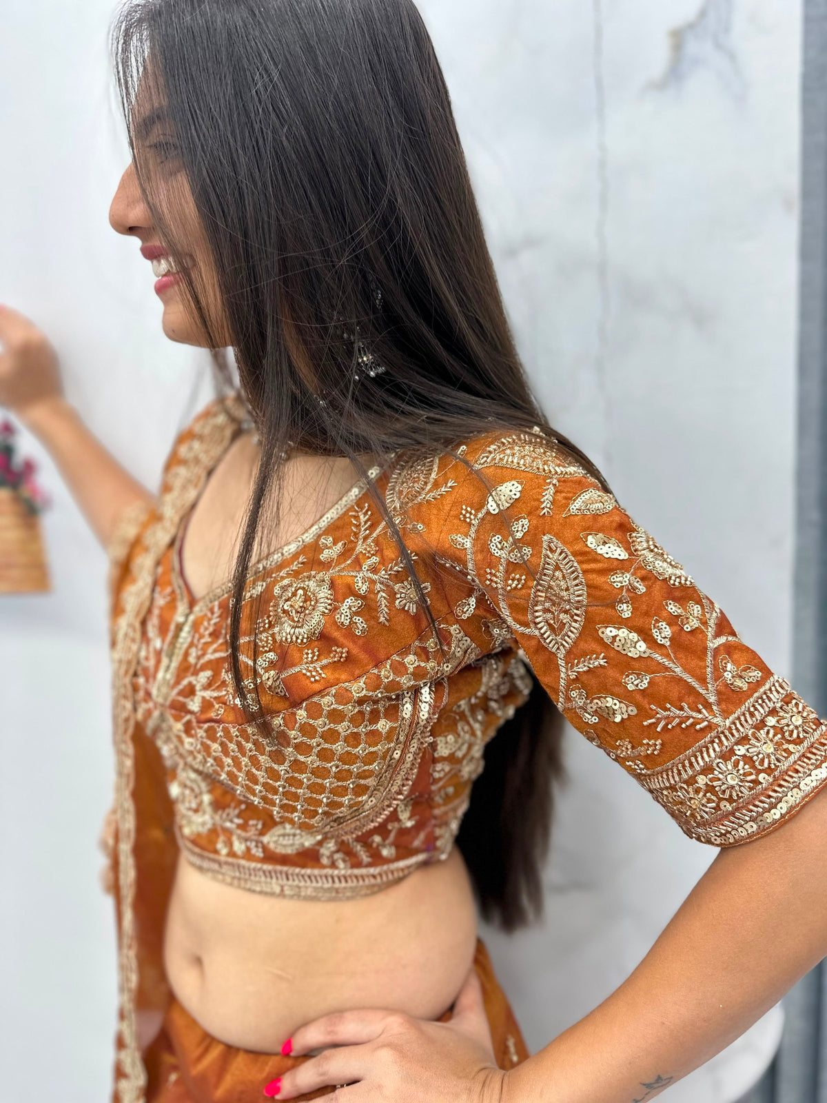 Heavy Embroidery Sequin Work Festival Lehenga Choli Set