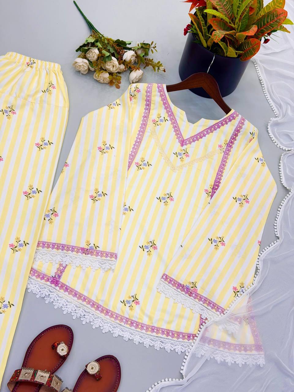 Heavy Pure Natural Crep .Fully Fancy Sleeves