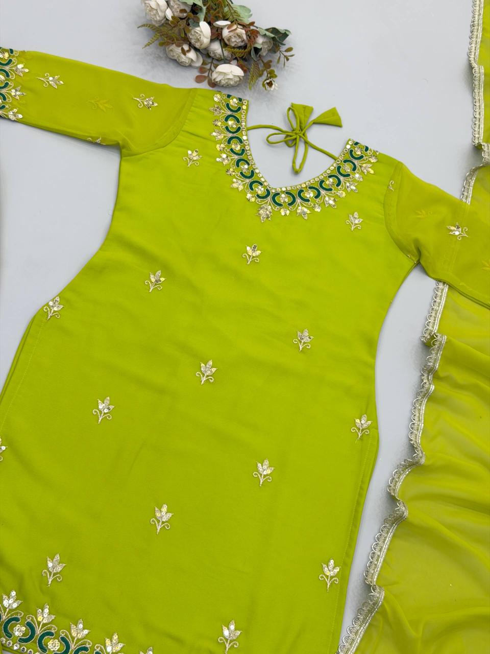 Embroidery Sequence Work