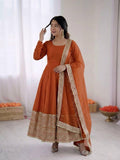 Gown, Bottom & Dupatta