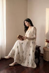 Fendy Silk Fully Flared Sequence Embroidered Designer Gown Set